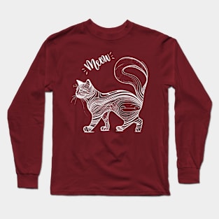 Cats walking Long Sleeve T-Shirt